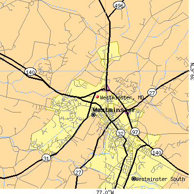 Westminster map