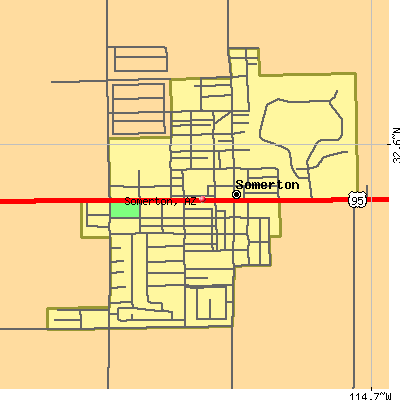 Somerton map