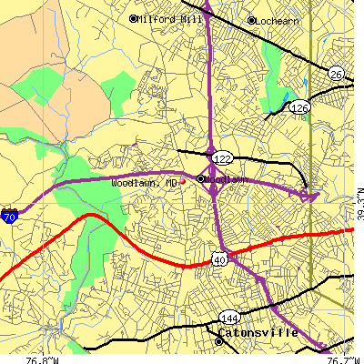 Woodlawn map