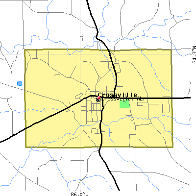 Crossville map