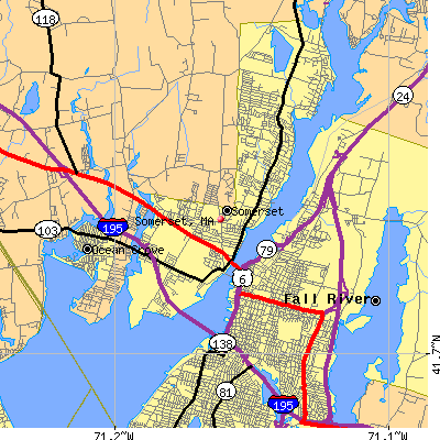 Somerset map