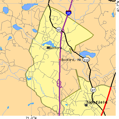 Boxford map