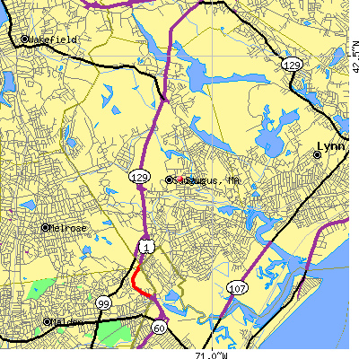 Saugus map