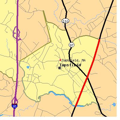 Topsfield map
