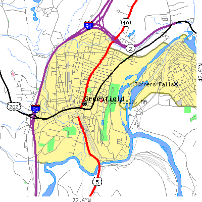 Greenfield map