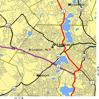 Arlington map