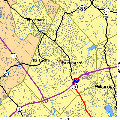 Burlington map