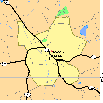 Groton map