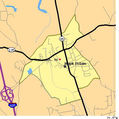 Hopkinton map
