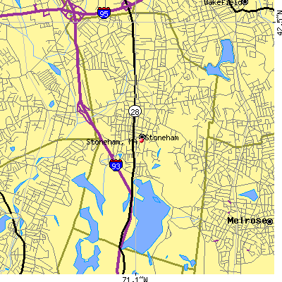 Stoneham map