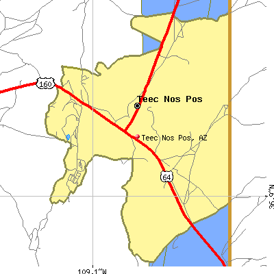 Teec Nos Pos map