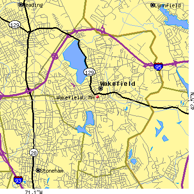 Wakefield map