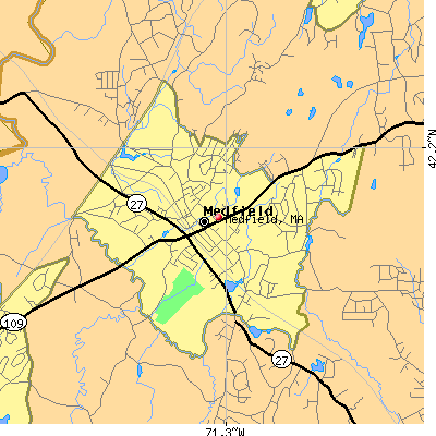 Medfield map