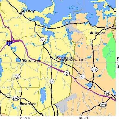 Weymouth map