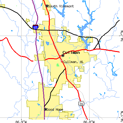 Cullman map