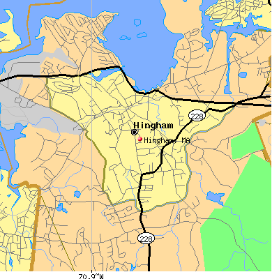 Hingham map
