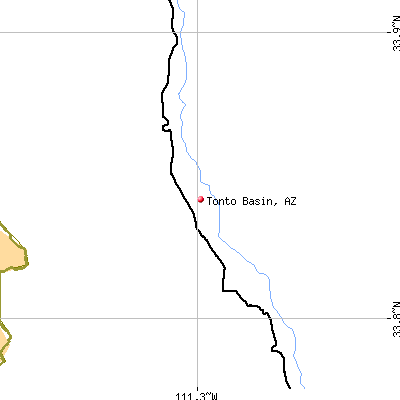 Tonto Basin map