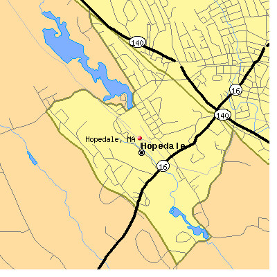 Hopedale map