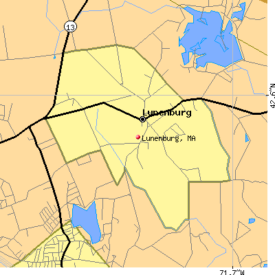 Lunenburg map