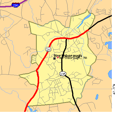 Northborough map