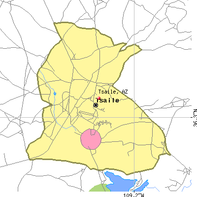 Tsaile map