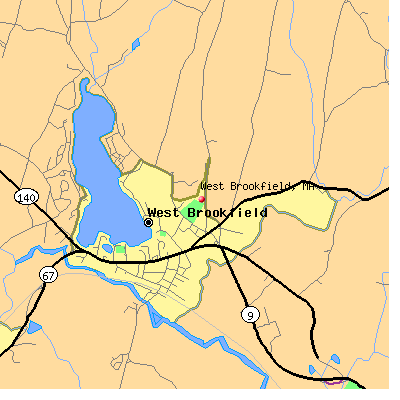 West Brookfield map