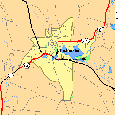 Winchendon map