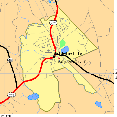 Baldwinville map