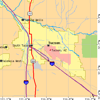Tucson map