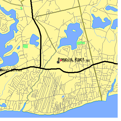 Dennis Port map