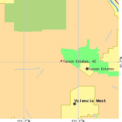 Tucson Estates map