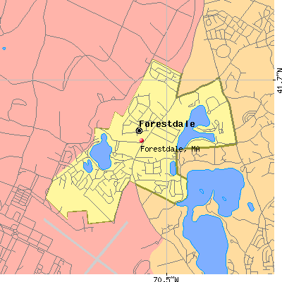 Forestdale map