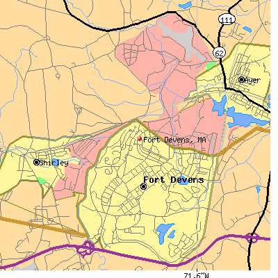 Fort Devens map