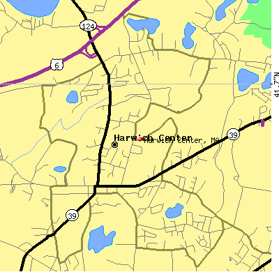 Harwich Center map