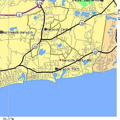 Harwich Port map