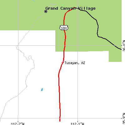 Tusayan map