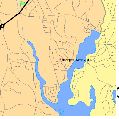 Mashpee Neck map