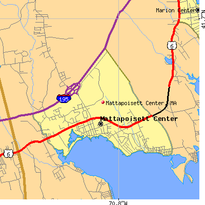 Mattapoisett Center map