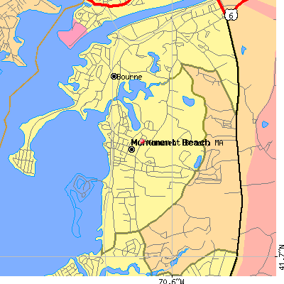 Monument Beach map