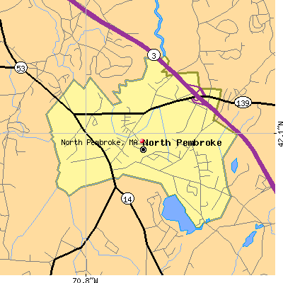 North Pembroke map
