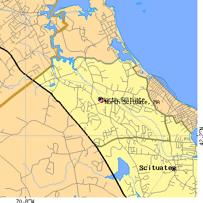 North Scituate map