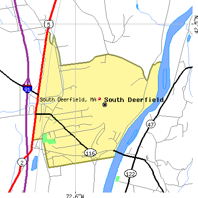 South Deerfield map