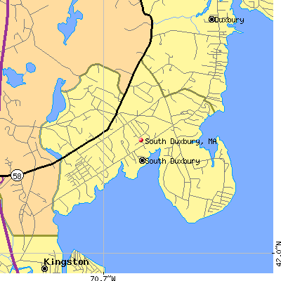 South Duxbury map