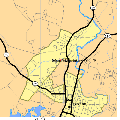 South Lancaster map