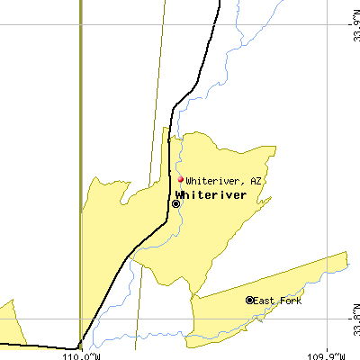 Whiteriver map