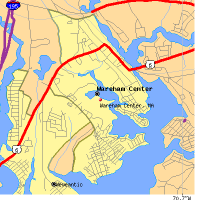 Wareham Center map