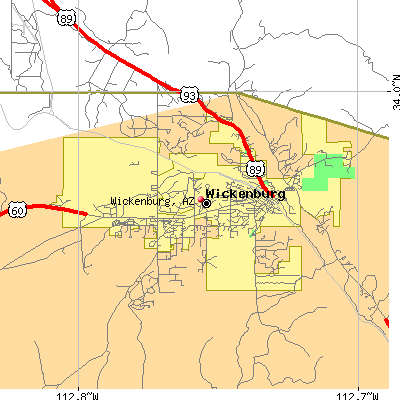 Wickenburg map