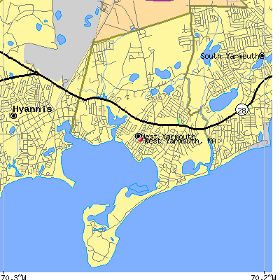 West Yarmouth map