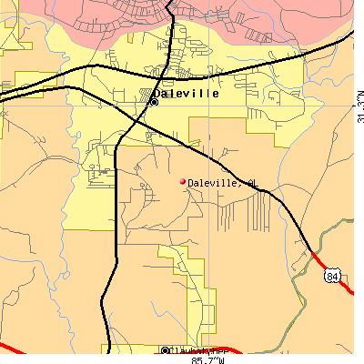 Daleville map