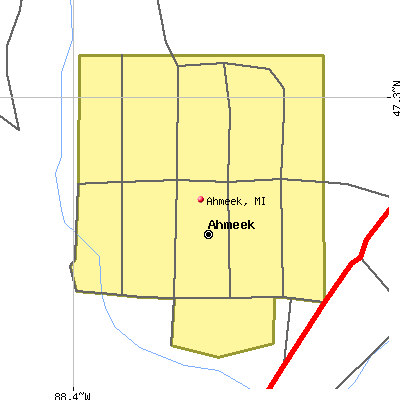 Ahmeek map